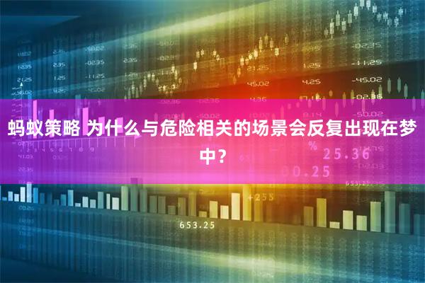 蚂蚁策略 为什么与危险相关的场景会反复出现在梦中？
